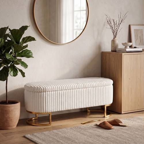 Luxury ottoman storage box - luxury,