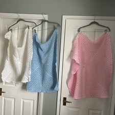 Hand Crochet Baby Blankets x 3