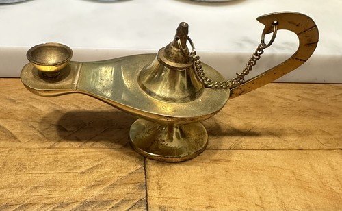 Antique brass wall candle - antique,