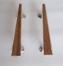 T Bar Lucite Door Handles Handle Cupboard Retro Pair ref 708D (FREE UK POSTAGE)