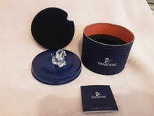SWAROVSKI CRYSTAL ZODIAC DOG 622843 MINT BOXED RETIRED RARE