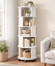 Rotating Bookshelf 5 Tier 360