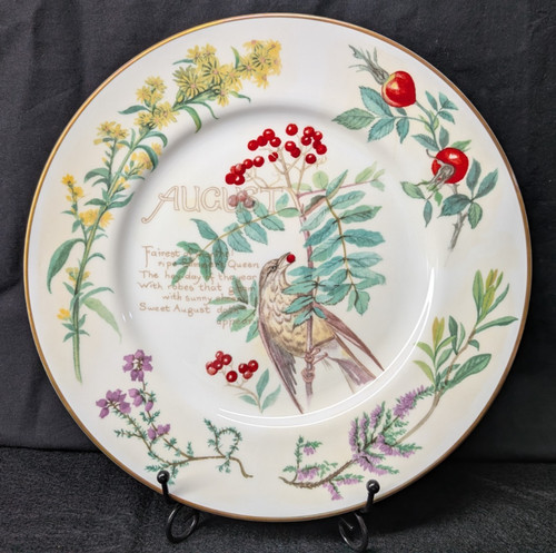 Caverswall august plate the - caverswall,