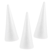 3 Pcs White Polystyrene Foam
