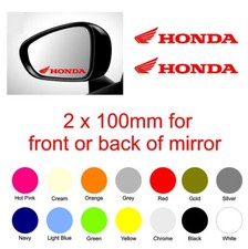 2 @ 100mm Wing Mirror Front or