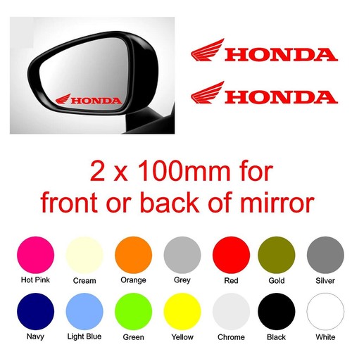 100mm wing mirror front - 100mm,