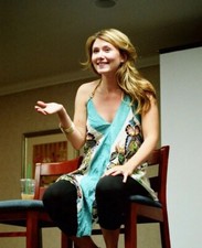 Jewel Staite Sitting Smilling
