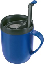 Zyliss E990003 Hot Mug Cafetiere | Plastic/Silicone | Blue | Coffee Travel Mug/
