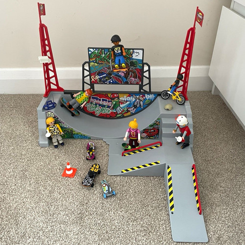 Playmobil skate park half - half, pipe