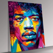 Jimi Hendrix Icon Abstract