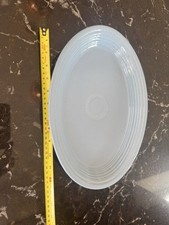 homer laughlin fiesta ware Oval Platter Baby Blue 