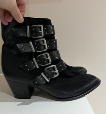 Topshop Boots Size UK 3 Black