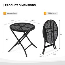 Folding Outdoor Side Table