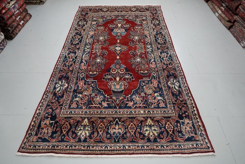 Vintage handmade wool oriental - vintage,