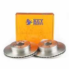 2x Brake Discs Pair Vented