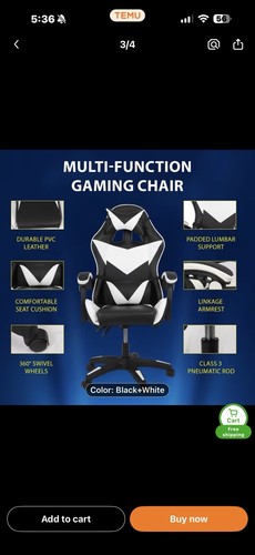 Gaming computer chair - gaming/computer,