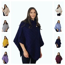 New Ladies Poncho One Size