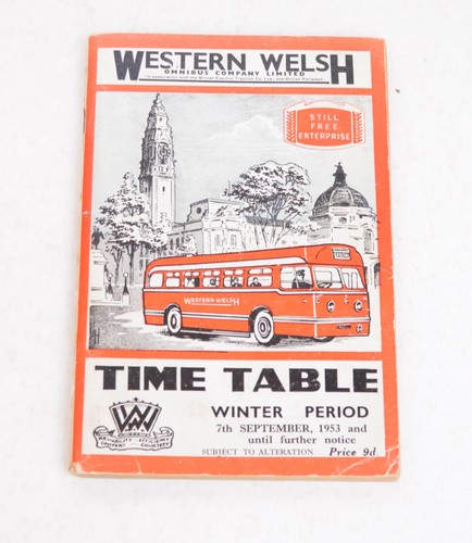 Bus coach timetable western - bus,