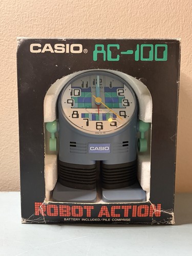 Vintage casio 100 robot - vintage,