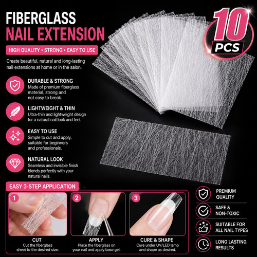 Sheets nail silk wrap - 10-sheets,