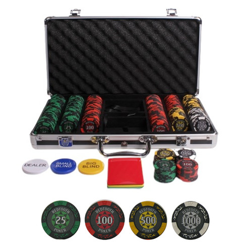 300 numbered redtooth poker - numbered,