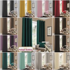 FAUX SILK CURTAINS Ready Made