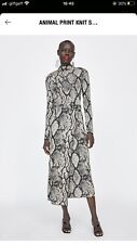 Zara Knit Animal Print Co Ord 
