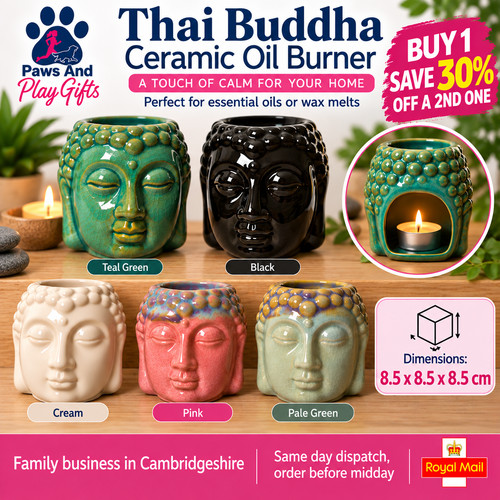 Ceramic thai buddha - buddha, burner