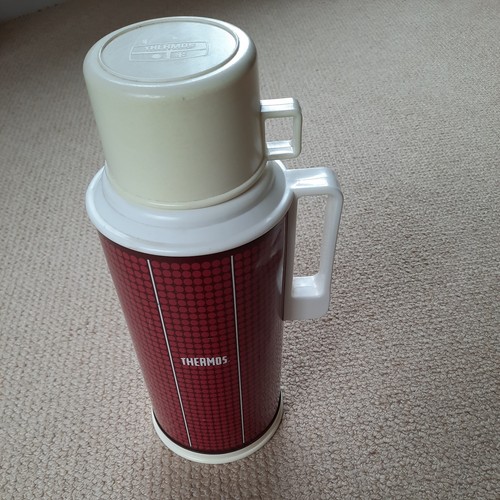 Vintage thermos vaccum flask - vintage,