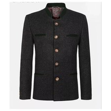 Men Bavarian Jacket Charcoal