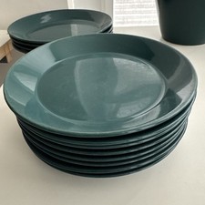 Iittala Teema Dark Green Plates 19 X 3cm Kaj Franck modern Arabia Finland 8