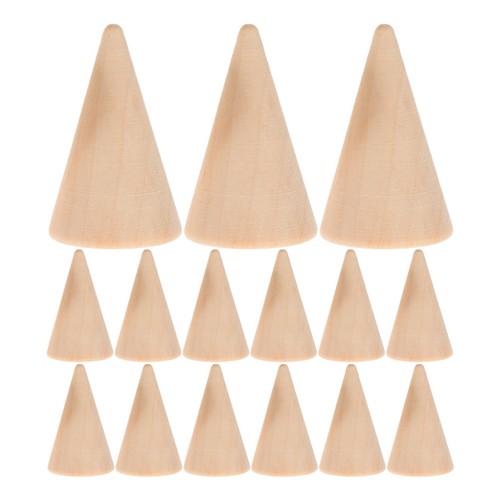 15pcs natural wood - natural,