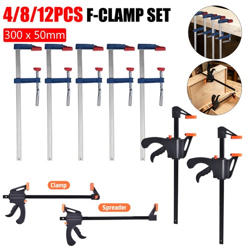 12pc clamps 300mm steel - f,