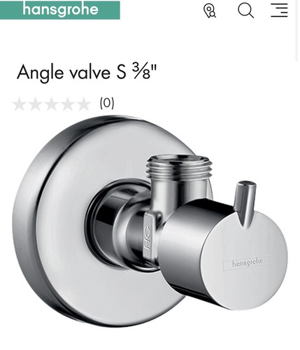 New hansgrohe 13901000 angle - 13901000,