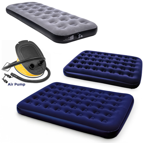 Double single queen airbed - single,
