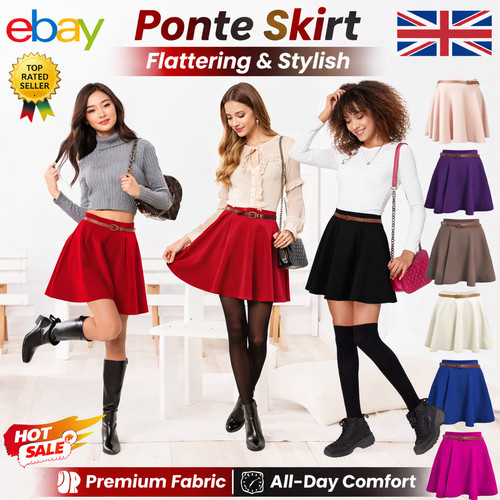 Ladies short mini - , skirt