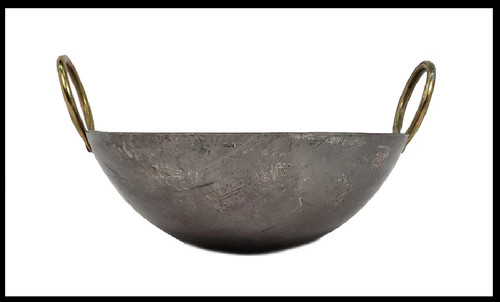 Pure iron indian kadai - pure,