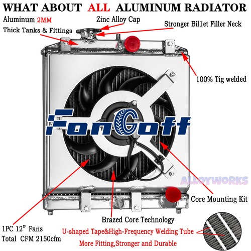 Row radiator shroud - 3, shroud+fan