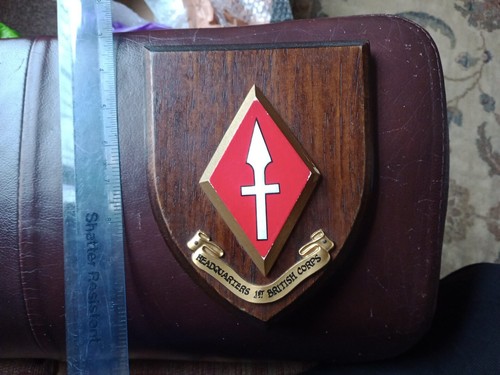 Vintage military wall plaque - vintage,