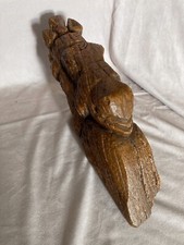 INDIAN TEMPLE CARVED HORSE