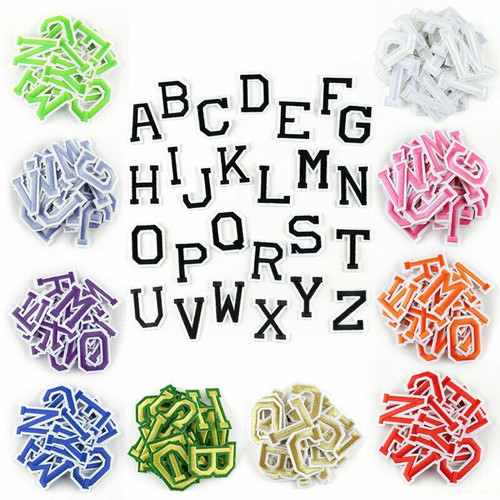 Iron sew alphabet - on,
