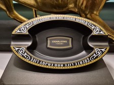 Cigar Ashtray 2 Slot Resin Ash