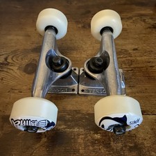 Tensor Raw Alloys Skateboard Trucks (Pair) 7.625” / 5” + Blind 51mm 83A Wheels