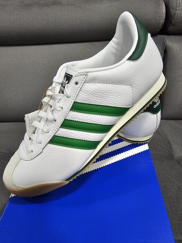 Adidas kick white - white, green