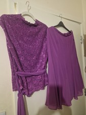 Jacques Vert Purple Skirt And