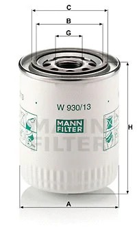 Oil filter fits jaguar - fits:,