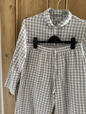 Toast Grey White Gingham Soft