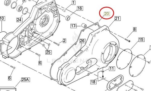 Harley davidson primary cover - primary,