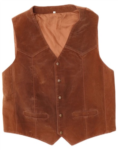 Vintage mens suede waistcoat - vintage,
