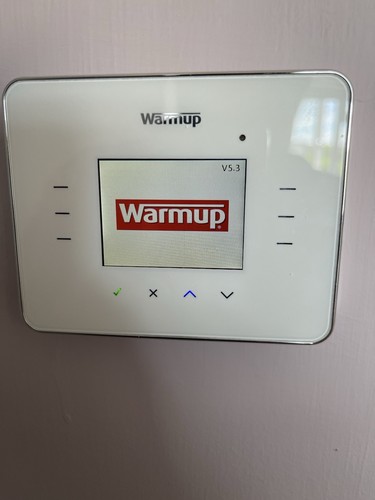 Warmup white touchscreen - warmup,